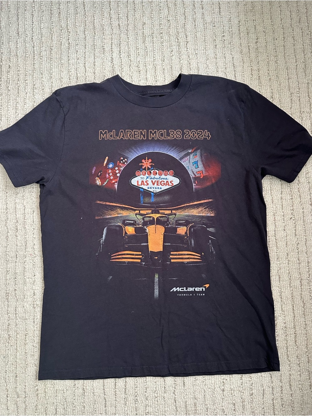 Hollister Black McLaren MCL35S 2024 Graphic Tee